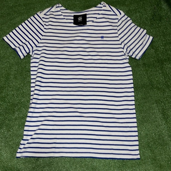 NWOT G Star Raw Stripe Tee L - Picture 9 of 9